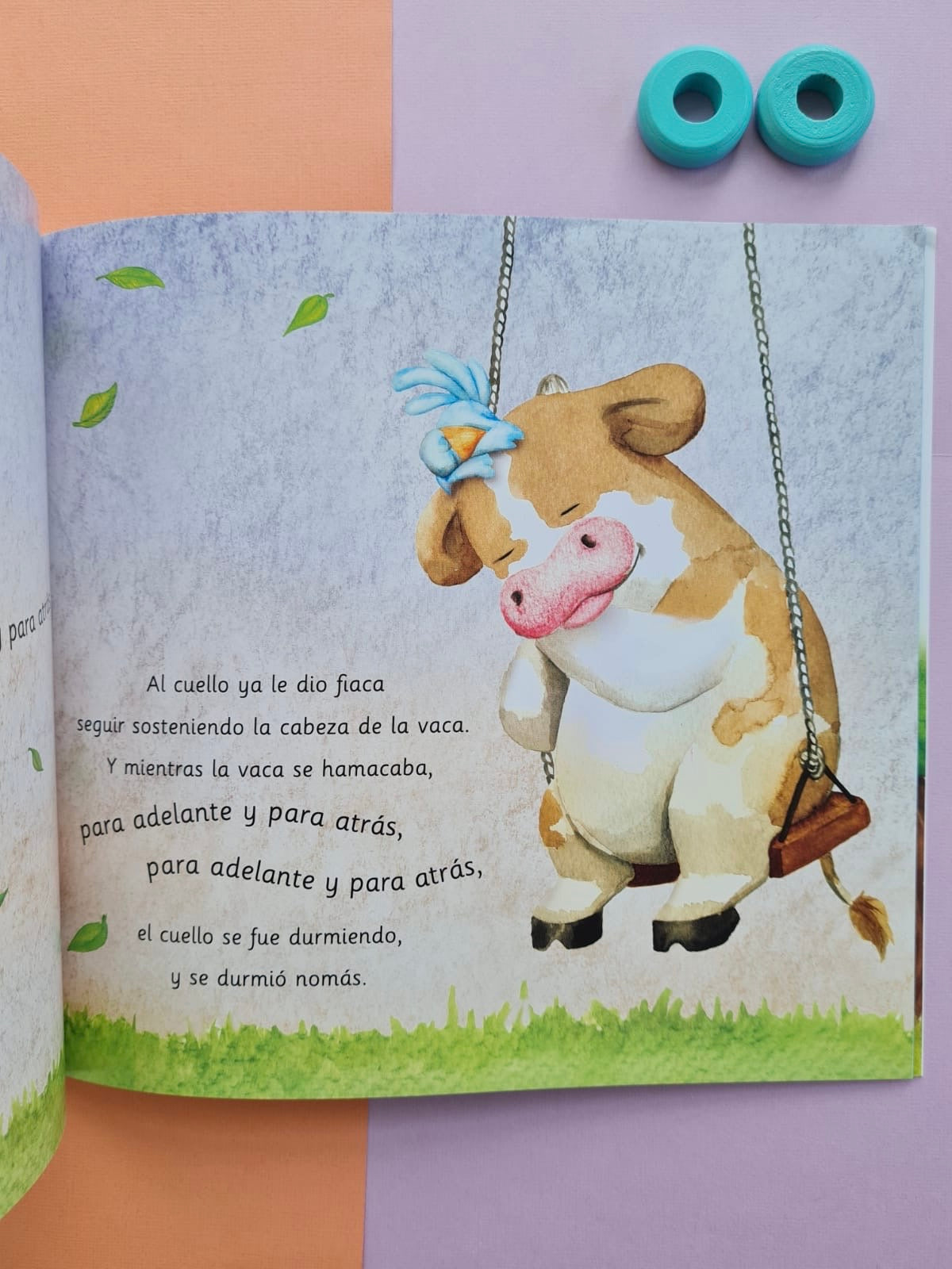 La vaca en su hamaca