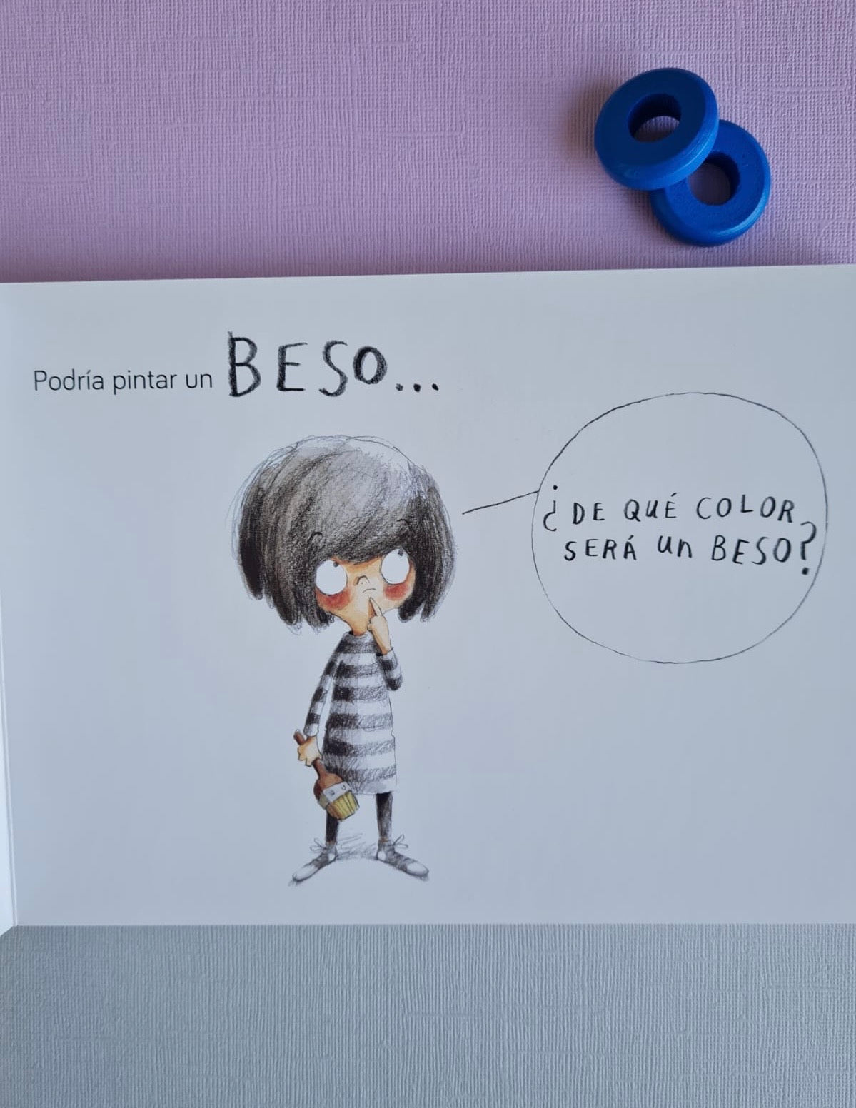 De que color es un beso?